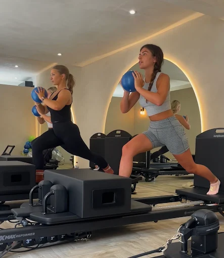 Reformer Pilates class at House of Balance